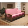 Madison Industries Madison JER-FUT-PK Stretch Jersey Futon Slipcover; Pink JER-FUT-PK